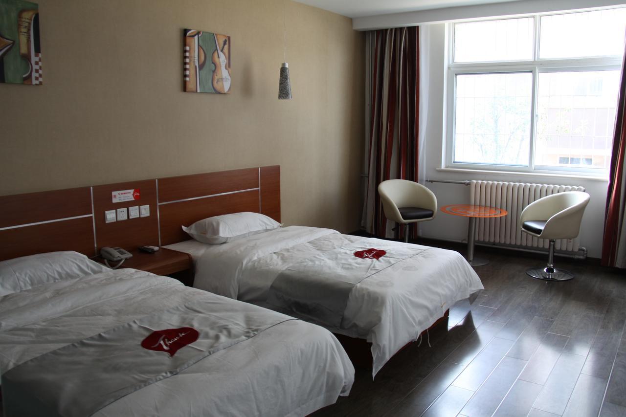 Thank Inn Chain Hotel Shandong Liaocheng Economic Development Zone Jiuhe Community Экстерьер фото